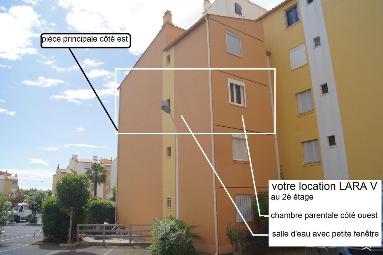 Les Locations De Lara V - T2 Spacieux Calme - Pres Plage, Ile Des Loisirs, Port - Parking Agde Exterior foto